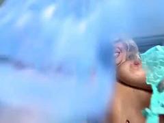 Leie, Grosser schwanz, Grosse titten, Blondine, Blasen, Pov, Flotter dreier, Titten