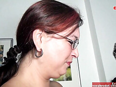 Amateur, Culo grande, Pareja, Corridas, Alemán, Gafas, Madres para coger, Esposa