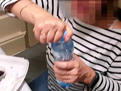 Pijpbeurt, Orgasme, Buiten, Openbaar, Trein