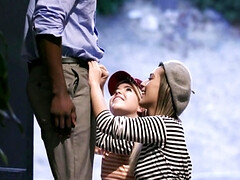 In den arsch, Grosser schwanz, Schwarz, Kitzler, Spermaladung, Handjob, Ablutschen, Flotter dreier