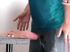 teens 18+ poke fellows butt hole with huge belt cocks and squirt jizm