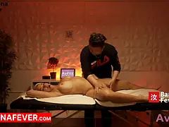 Fat Chinese Massage Therapist Seduces White MILF with Full Service Happy Ending