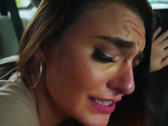 Américain, Gros cul, Gros seins, Blonde, Attrapée, Queue, Cheveux courts, Tatouage