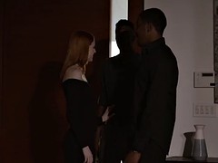Anal, Verga grande, Negro, Doble penetracion, Ébano, Interracial
