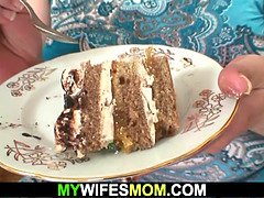 ぽっちゃり, 巨大, 母, オマンコ, ティーン, オッパイの, 妻