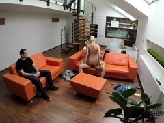 Blondine, Blasen, Gehörnter ehemann, Tschechisch, Hundestellung, Fingern, Hd, Jungendliche (18+)