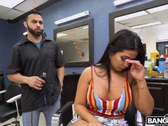Leie, Spermaladung, Hundestellung, Aufs gesicht abspritzen, Latina