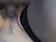 Close up intense pussy fuck with loud orgasms and huge cumshot on pussy