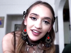Stepbrother wants Sera Ryder to become his Halloween hoe