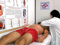 Nurse Gets Excited By Patients Erection