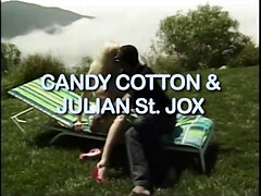 Busty blonde ass fucked interracially till cum spills on her