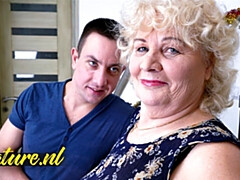 Grosse titten, Blondine, Oma, Behaart, Hd, Lecken, Reif, Muschi