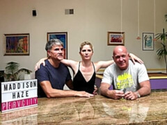 素人, デカチン, ブロンド, フェラチオ, 自然山雀, 小柄, ガリガリ, オッパイの