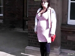 Pijpbeurt, Bruinharig, Rondborstig, Tsjechisch, Hd, Reusachtig, Realiteit, Tieten likken