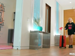 Leie, Schlafzimmer, Grosser arsch, Schwarz, Fingern, Absätze, Jeans, Im freien