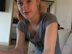 Leie, Füsse, Freundin, Pov, Muschi, Rasiert, Dürr, Titten