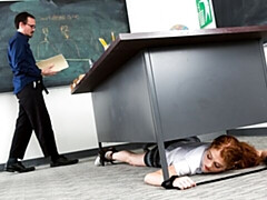 デカチン, フェラチオ, バック, 小柄, 赤毛, 女子高生, ガリガリ, ティーン