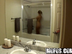 Blonde Molly Bennett gets a naughty surprise from her new cam-friend