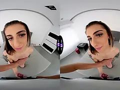 Bruinharig, Vrouw, Hd, Masturbatie, Naakt, Gezichtspunt, Kut duiken, Alleen