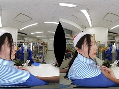 Asian booty girl VR video