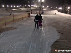 茶髪の, クラブ, ヨーロピアン, レズビアン, ティーン