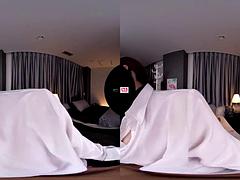 Tridimensionnel, Asiatique, Bondage, Hard, Réalité, Nénés