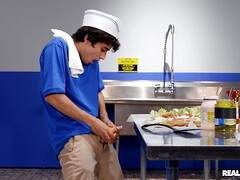 Kont, Grote mammen, Zwart, Blond, Hakken, Keuken, Likken, Kut duiken