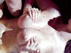 Marica Chanelle gets showered with messy cum after a nice fuck