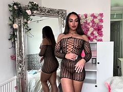 Grosse titten, Lingerie, Solo, Titten