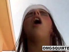 Brunette brune, Tir de sperme, Femelle, Doigter, Hard, Hd, Rugueux, Nénés