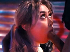 お尻, 黒人, ブロンド, 茶髪の, チン, グループ, Hd, オージー