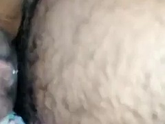 Enthousiasteling, Grote lul, Zwart, Zwart, Harig, Latijnse vrouw, Stiefmoeder, Tiener