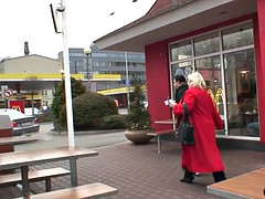 Huge old grandma sucks and rides young dick