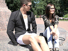 Grote lul, Bruinharig, Sperma shot, Europees, Zoenen, Geschoren, Tatoeage, Tieten likken