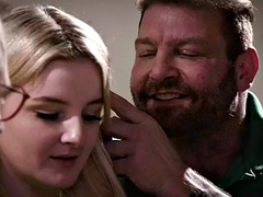 Lieveling, Grote mammen, Sperma shot, Trio