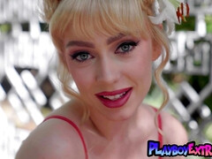 Blondine, Süss, Im freien, Zierlich, Dürr, Solo, Titten