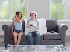 Gamer brother enticed by super-naughty sister-in-law
