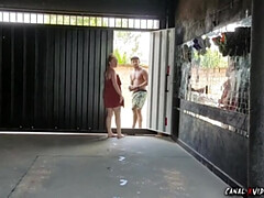 Blondine, Besamung, Spermaladung, Schwanz, Dildo, Handjob, Hardcore, Im freien