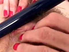 Fingern, Oma, Behaart, Masturbation, Dürr, Titten, Vintage