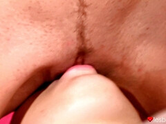 レズビアン, なめる, オマンコ