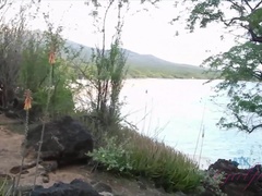 素人, フェラチオ, 茶髪の, 露出狂, ヌード, 小柄, ガリガリ, 濡れ