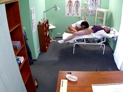 フェラチオ, 茶髪の, 医者, バック, 顔射, Hd, 自然山雀
