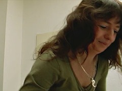 素人, 茶髪の, 指いじり, 熟年, 淫乱熟女, 一人, タトゥー, ヴィンテージ