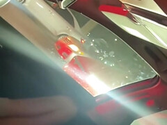 Amateur, Coche, Pareja, Hembra, Orgasmo, Pov, Público, Mojado