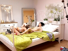 Aislin & Mia received the 1st lesbian experience