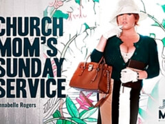 Good-looking redhead lady Annabelle Rogers is showing off her tits