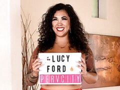 Hard anal sex action with a big-boobed mademoiselle Lucy Ford