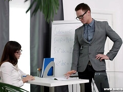 She Is Nerdy - Katty Blessed - Hard slurping fuck for an A