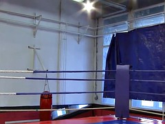 Lesbian babes wrestling before oral