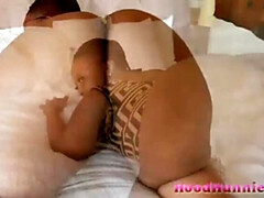 Miami Haitian BBW with big booty takes Jamaican BBC rough pounding